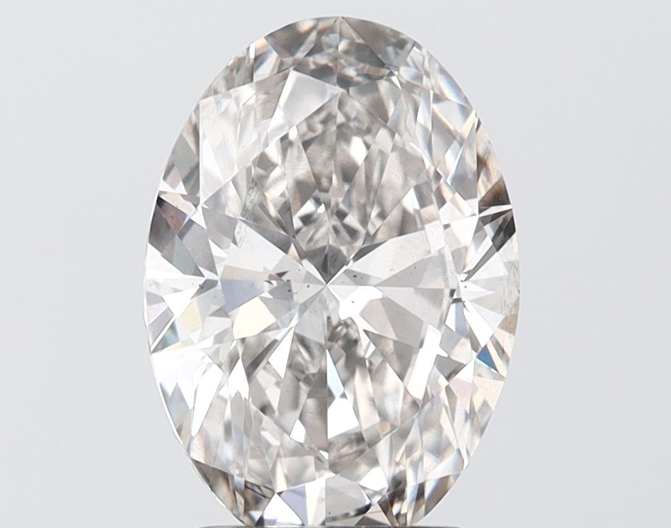 2.70 ct. oval Lab Grown Diamond front image