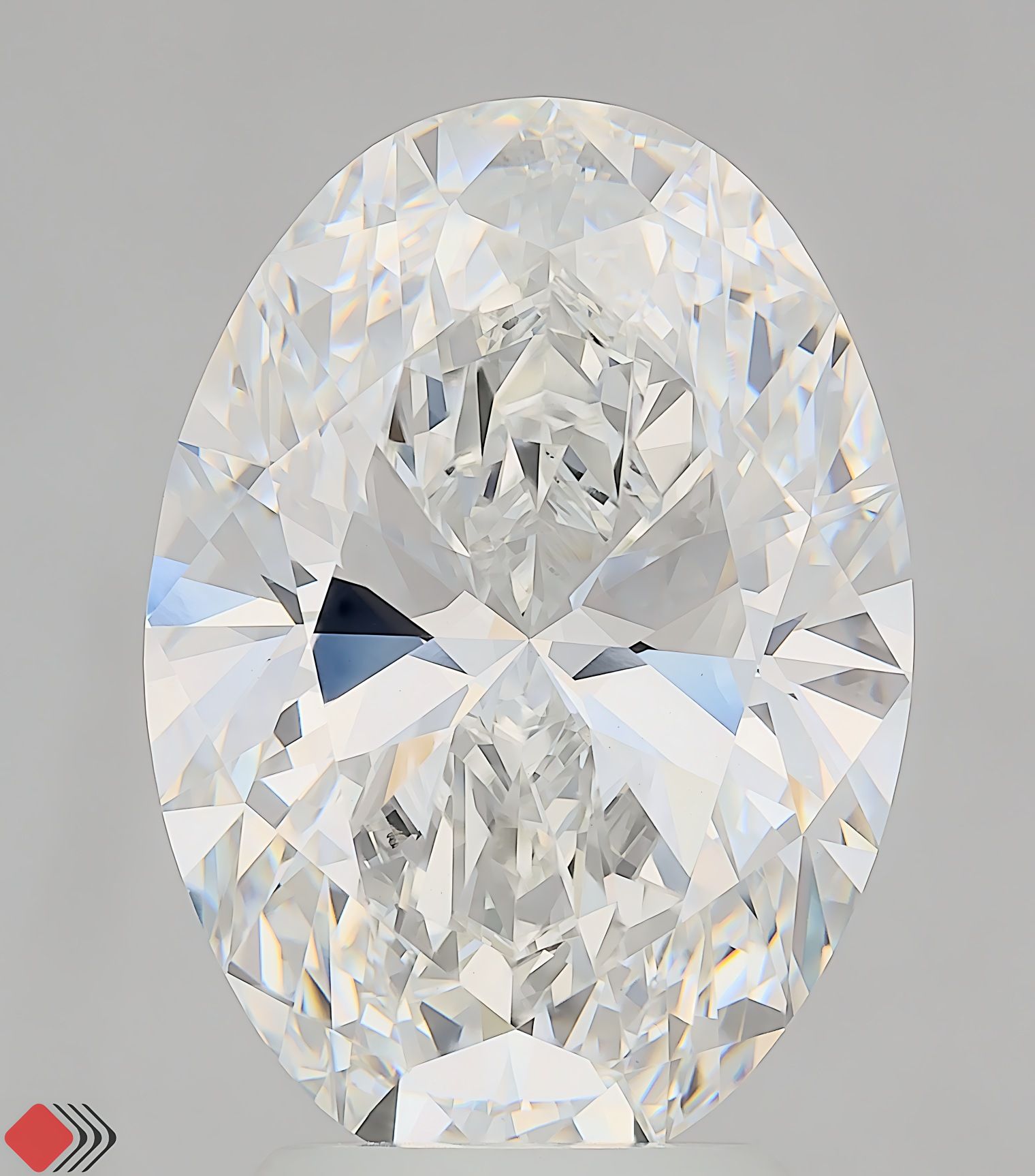 3.58 ct. oval Lab Grown Diamond front image