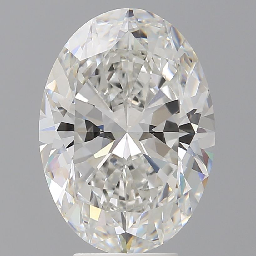 5.55 ct. oval Lab Grown Diamond front image