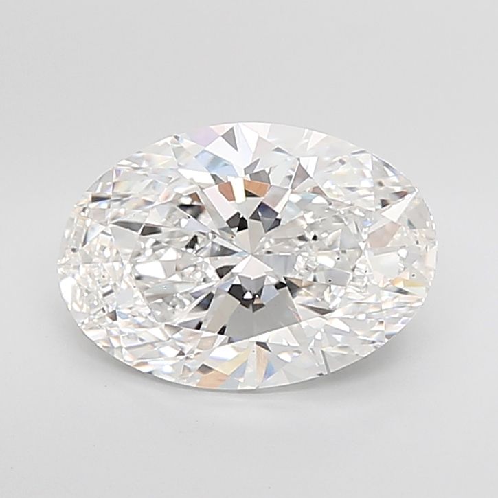 6.06 ct. oval Lab Grown Diamond front image