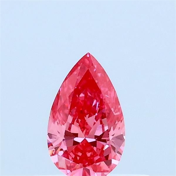 0.34 CT Fancy Vivid Pink PEAR