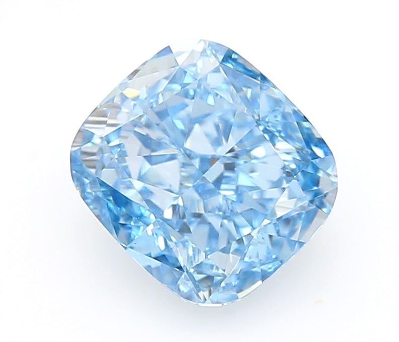 1.03 CT Fancy Vivid Blue CUSHION MODIFIED