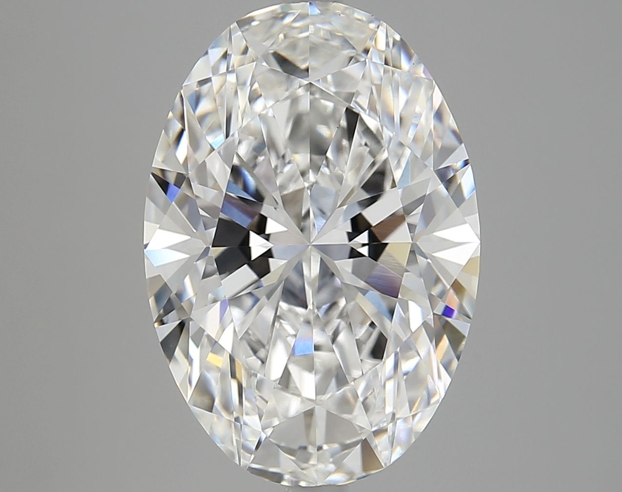 6.66 ct. oval Lab Grown Diamond front image