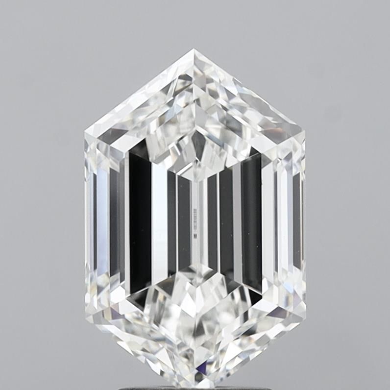 4.08 ct lab-grown Hexagonal Diamond
