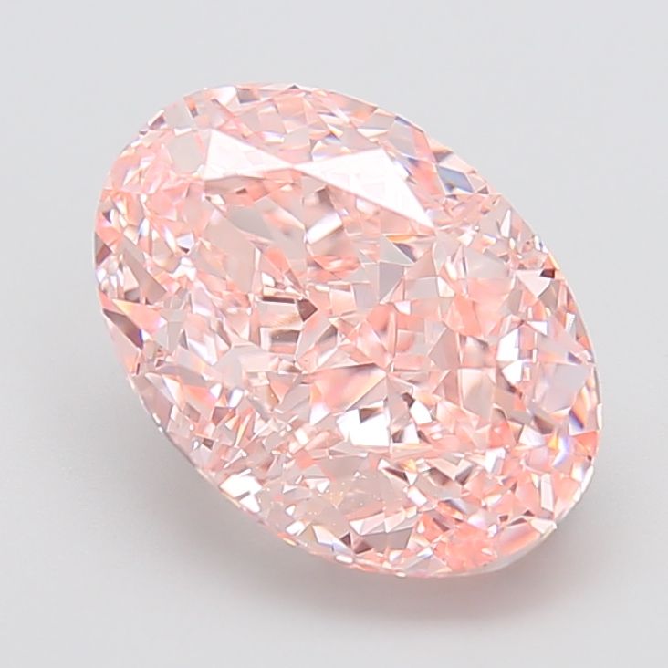 6.70 ct. oval Lab Grown Diamond front image