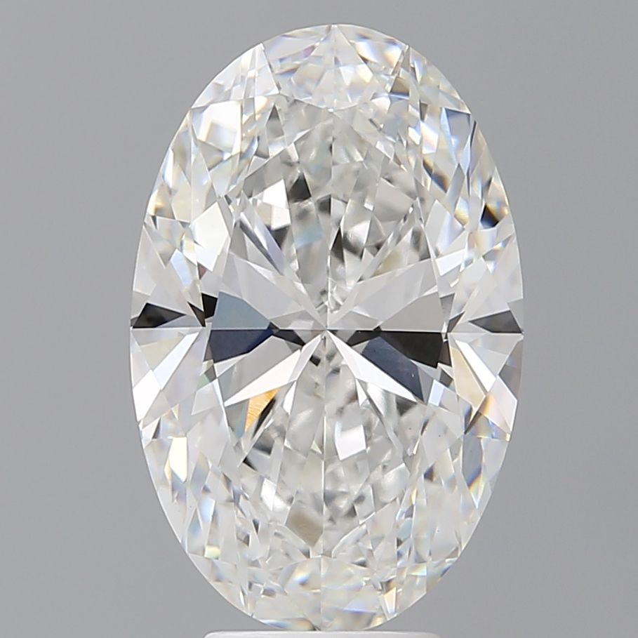 6.08 ct. oval Lab Grown Diamond front image