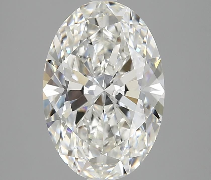 3.24 ct. oval Lab Grown Diamond front image