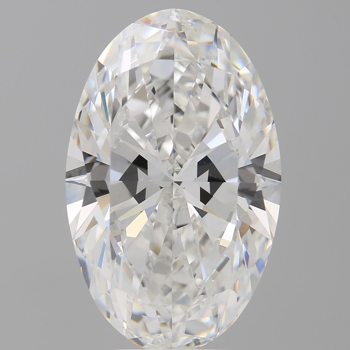 7.03 ct. oval Lab Grown Diamond front image