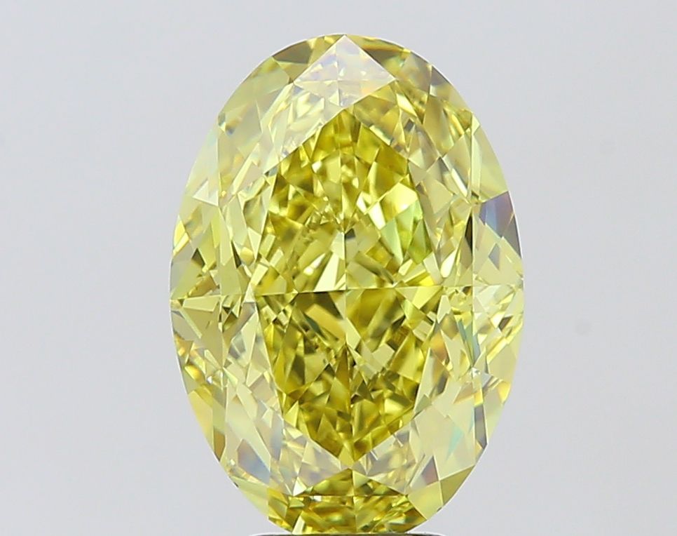 6.07 ct. oval Lab Grown Diamond front image