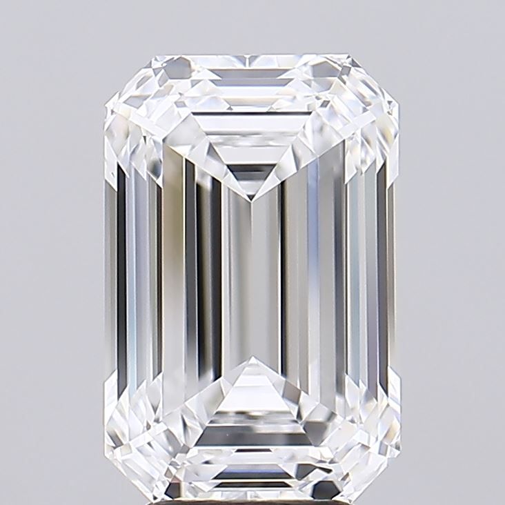 5.54 ct. emerald Lab Grown Diamond front image