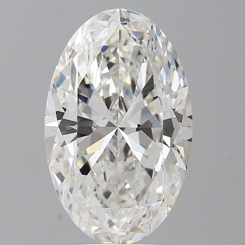 7.55 ct. oval Lab Grown Diamond front image