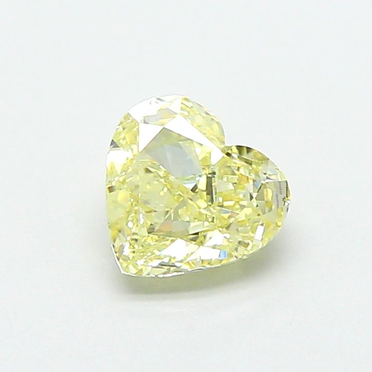 1.02 CT Fancy Yellow HEART