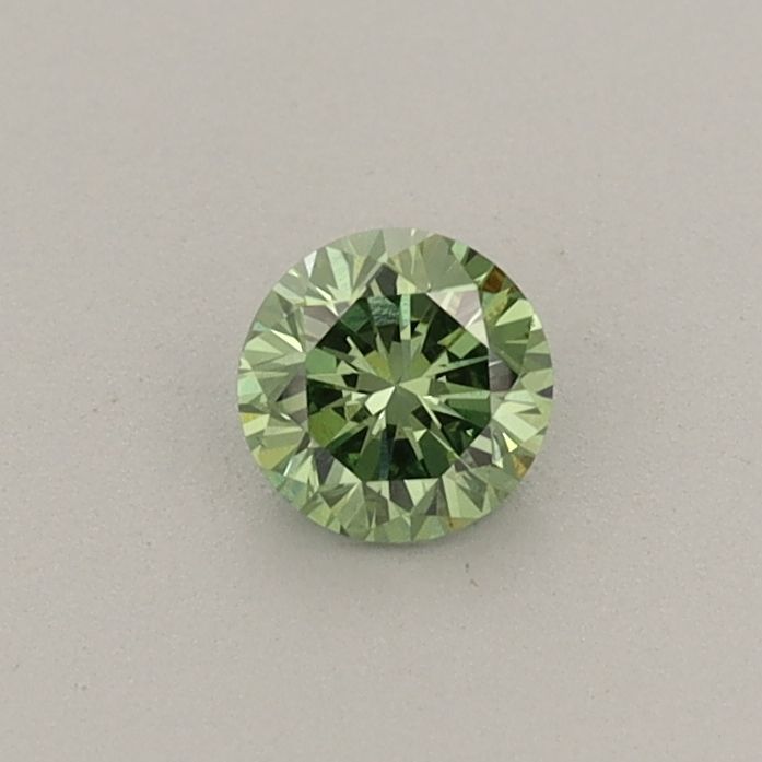 0.26 CT Fancy Vivid Green ROUND