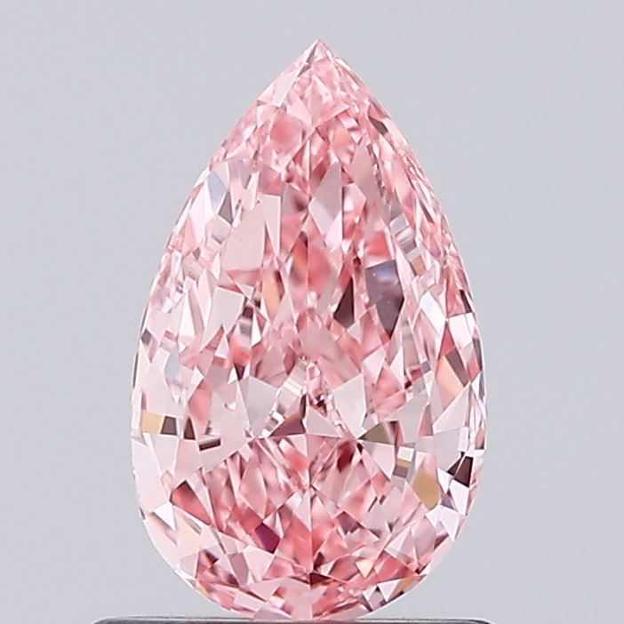 0.9 CT Fancy Vivid Pink PEAR