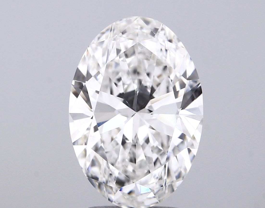 4.02 ct. oval Lab Grown Diamond front image