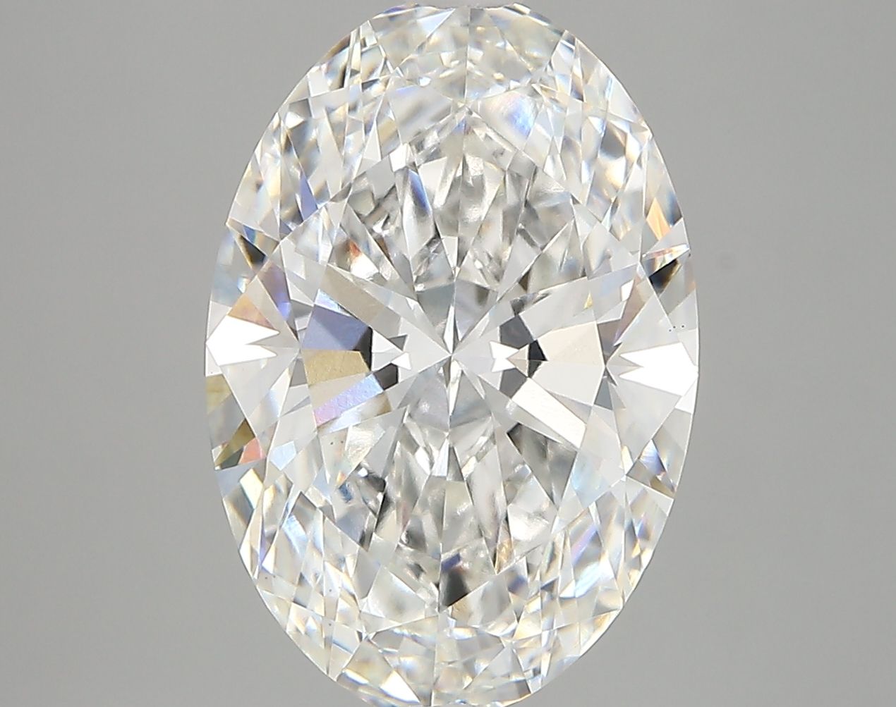 5.39 ct. oval Lab Grown Diamond front image