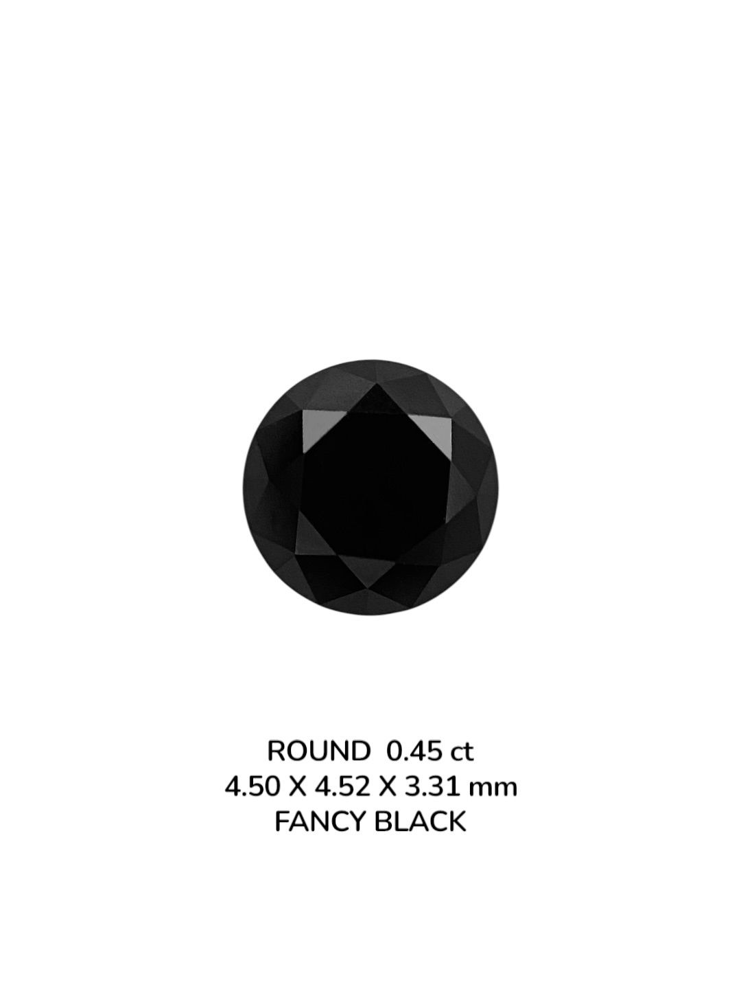 Diament 0.45 ct Fancy Black/VVS2