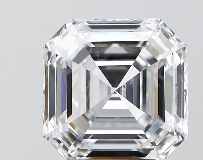 3.81 ct lab-grown Asscher Diamond