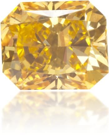 Diament 0.36 ct Fancy Intense Yellow/SI1