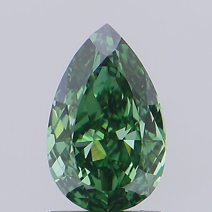 1.33 CT Fancy Vivid Green PEAR