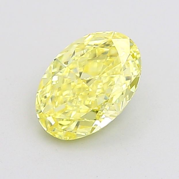 1.01 CT Fancy Intense Yellow OVAL