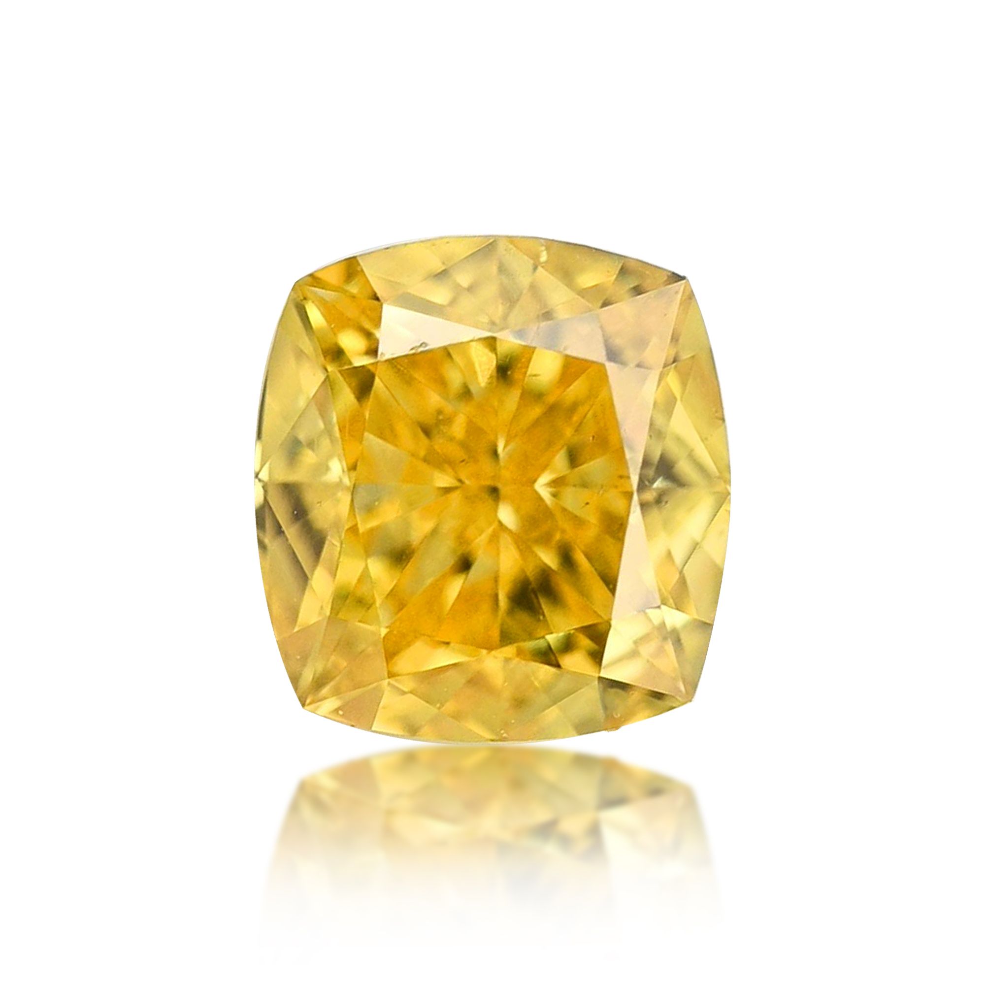 Diament 0.31 ct Fancy Vivid Orangey Yellow/SI1