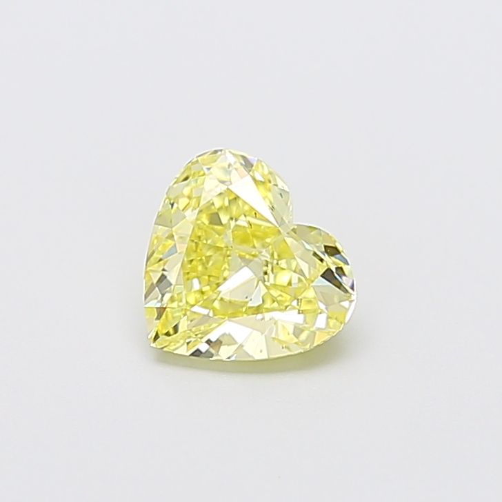 1.05 CT Fancy Yellow HEART