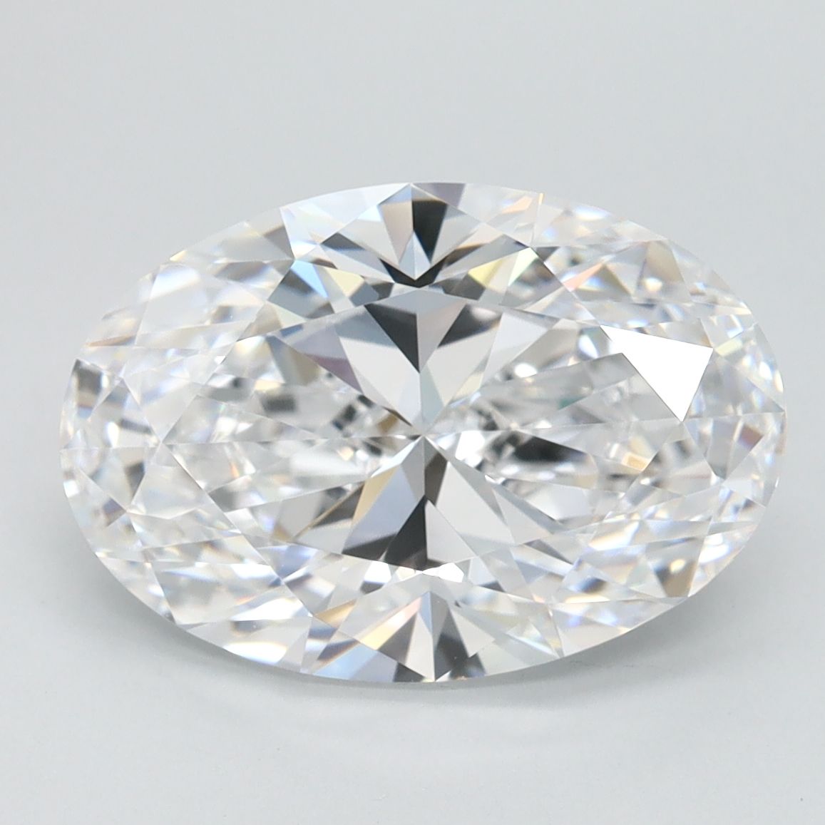 3.21 ct. oval Lab Grown Diamond front image