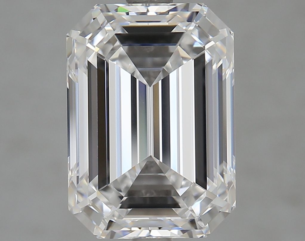 Diamant Émeraude 4.53 ct - Couleur D - Pureté VVS2