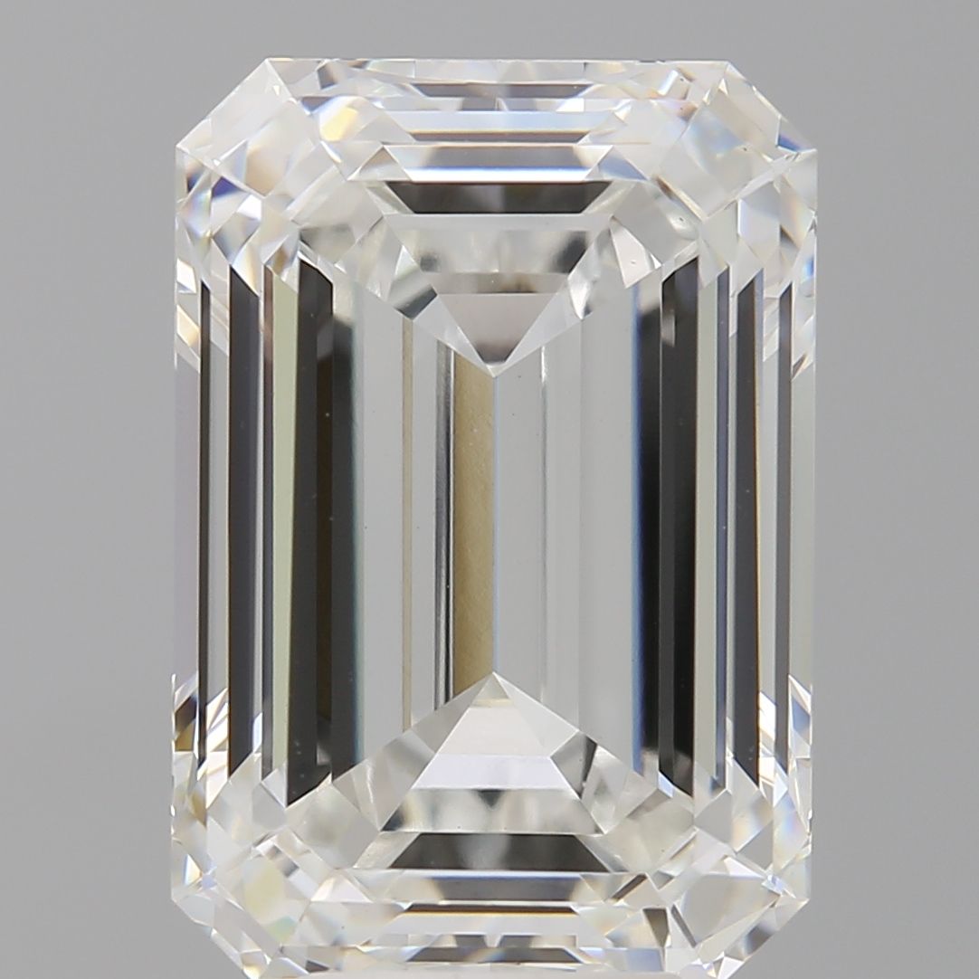 7.09 ct. emerald Lab Grown Diamond front image
