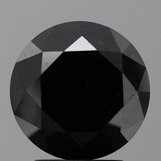 Rond · 6.00 ct · Black · VVS1
