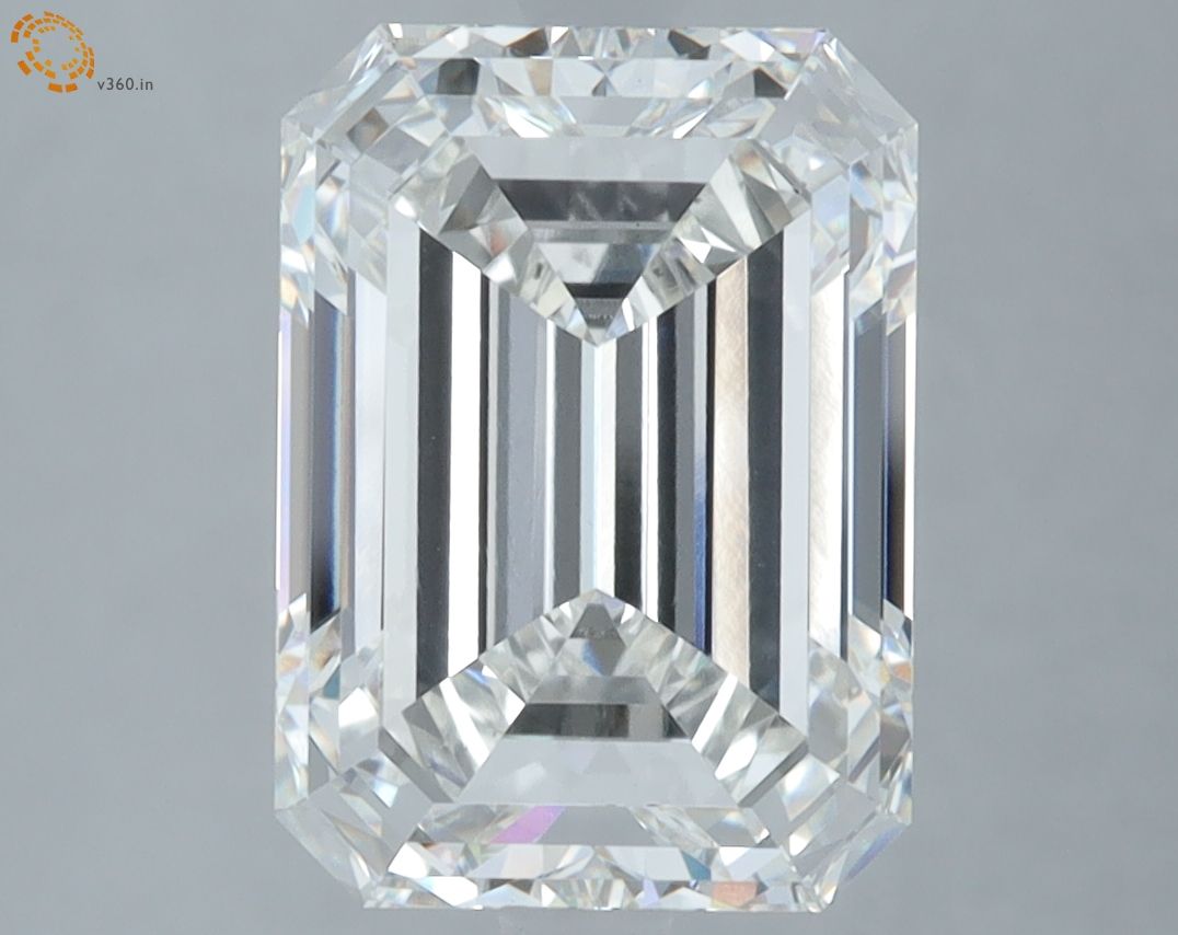 4.55 ct. emerald Lab Grown Diamond front image