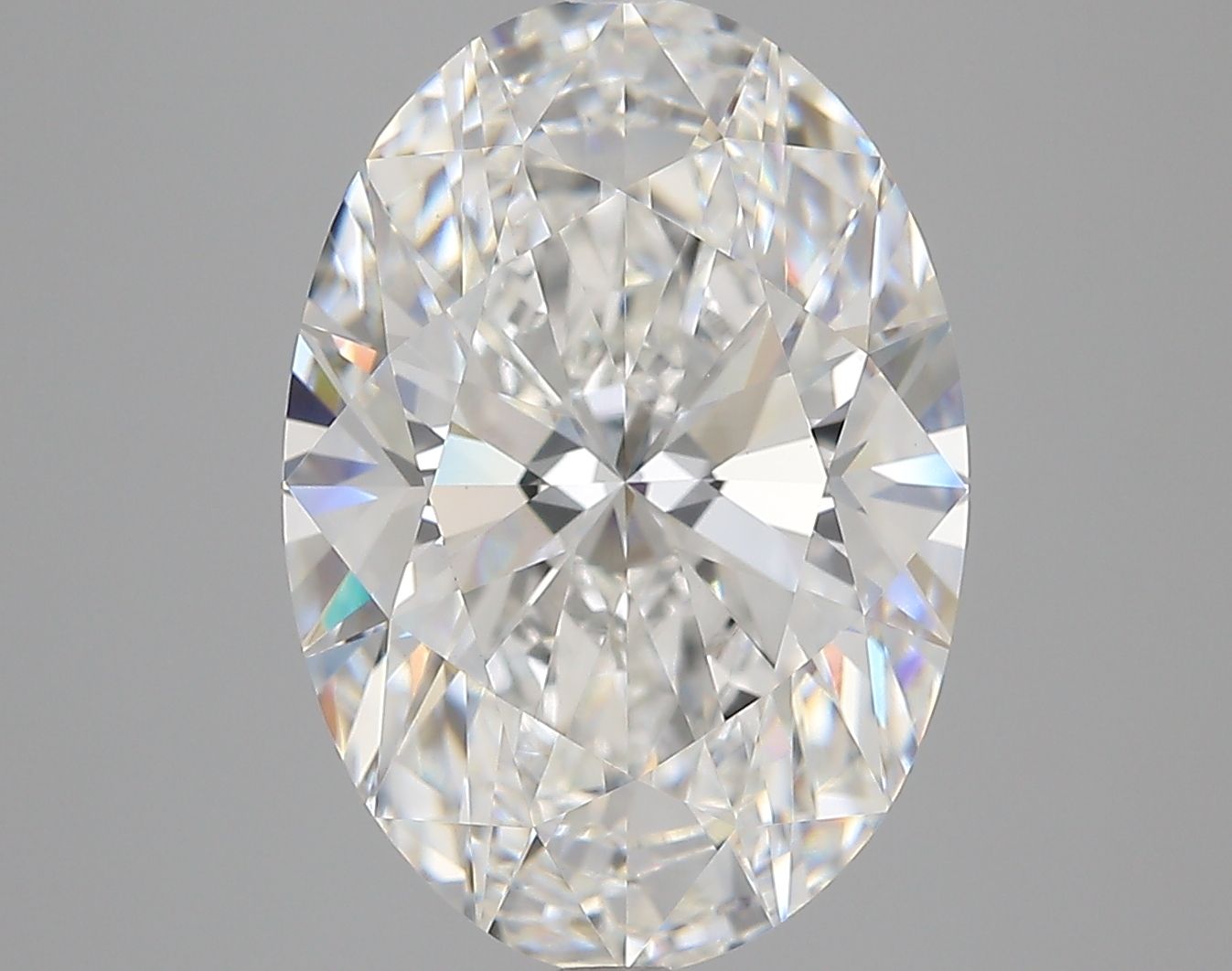 7.07 ct. oval Lab Grown Diamond front image