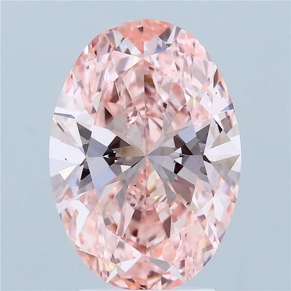 3.23 ct. oval Lab Grown Diamond front image