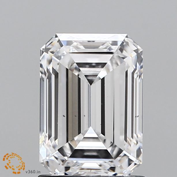 1.59 ct. emerald Lab Grown Diamond front image