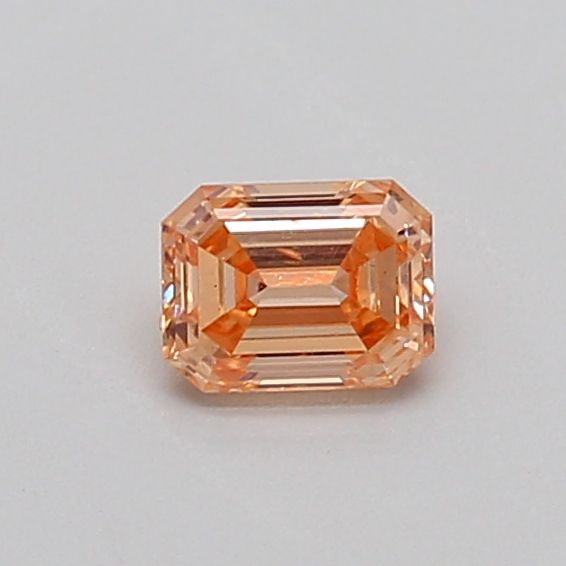 0.32 CT Fancy Intense Yellowish Orange EMERALD