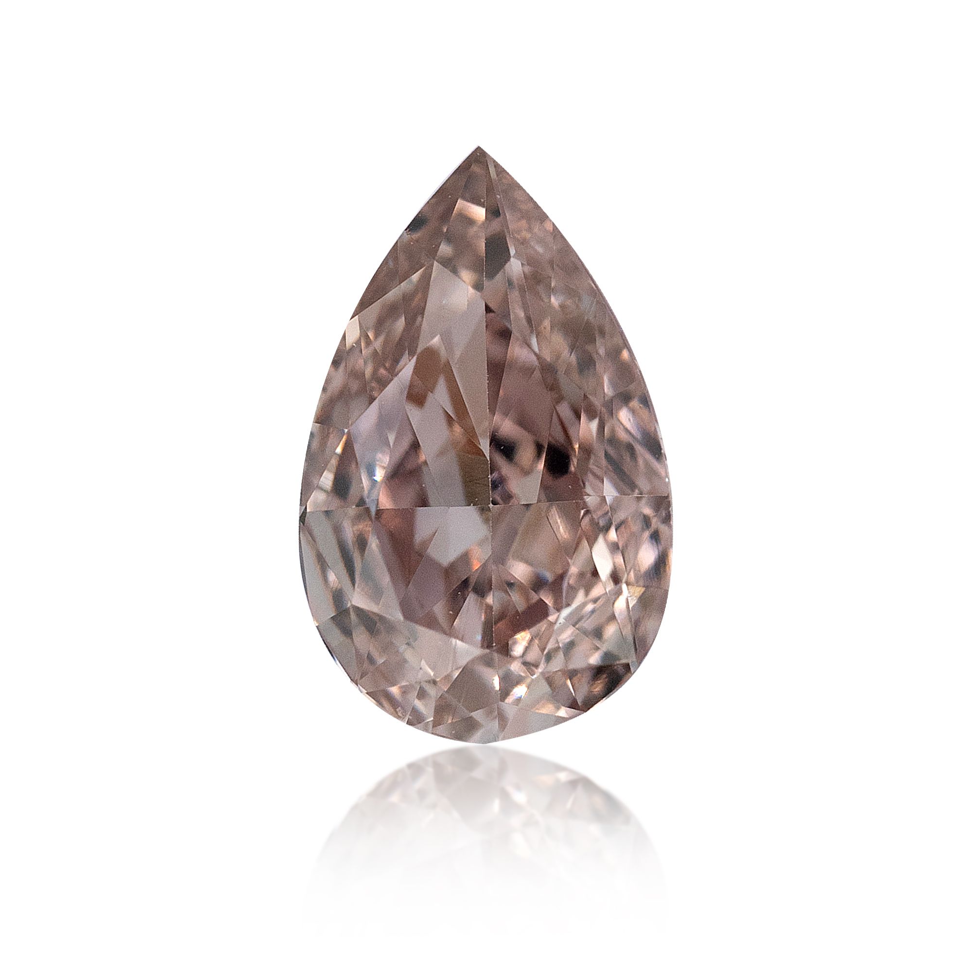 Diament 0.33 ct Fancy Pink Brown/VS1