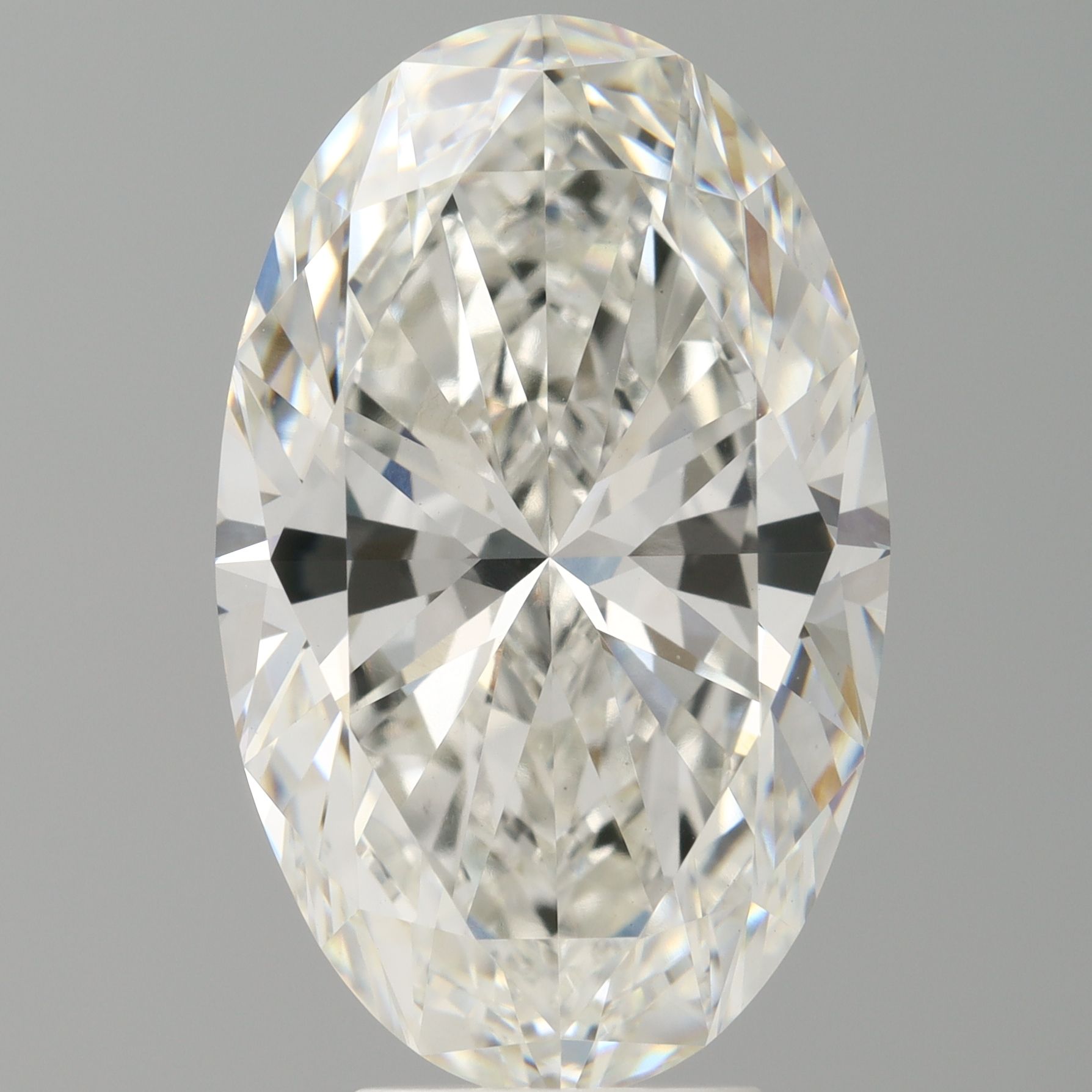 6.06 ct. oval Lab Grown Diamond front image