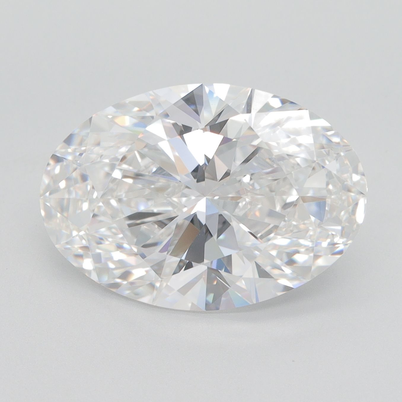 5.60 ct. oval Lab Grown Diamond front image