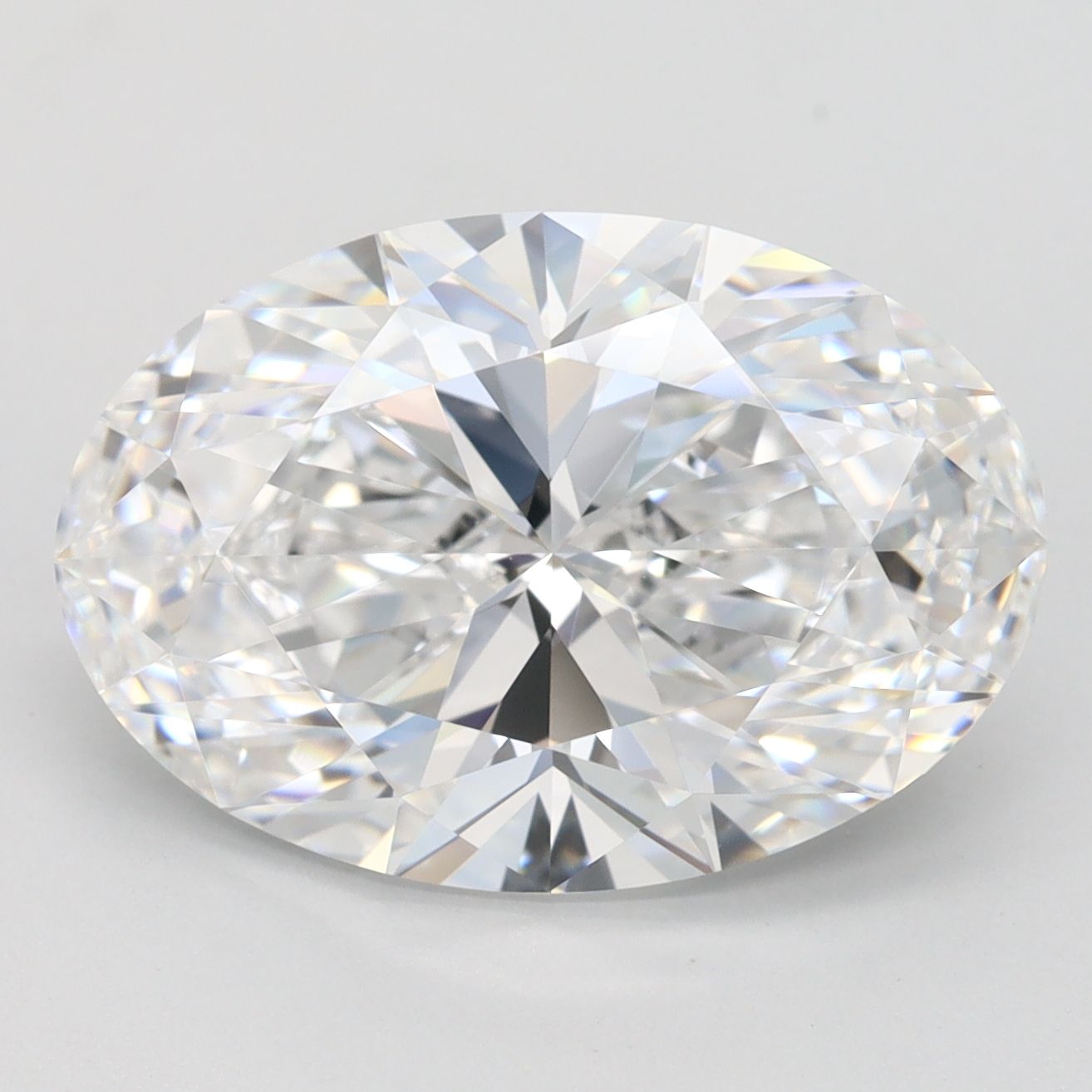 5.11 ct. oval Lab Grown Diamond front image