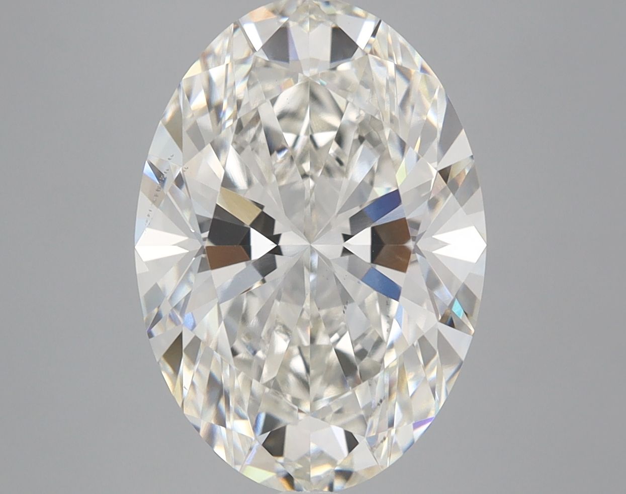 5.05 ct. oval Lab Grown Diamond front image