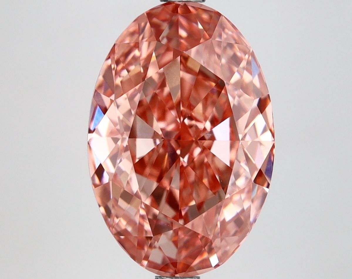 5.05 ct. oval Lab Grown Diamond front image