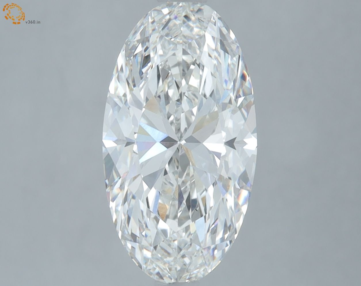 3.02 ct. oval Lab Grown Diamond front image