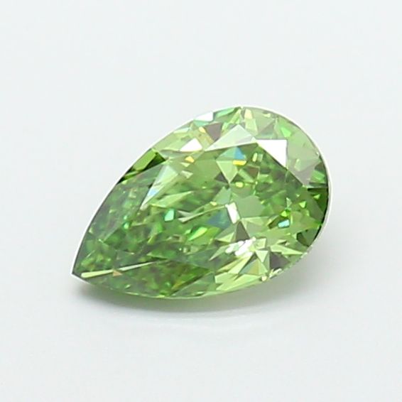 1.0 CT Fancy Vivid Green PEAR