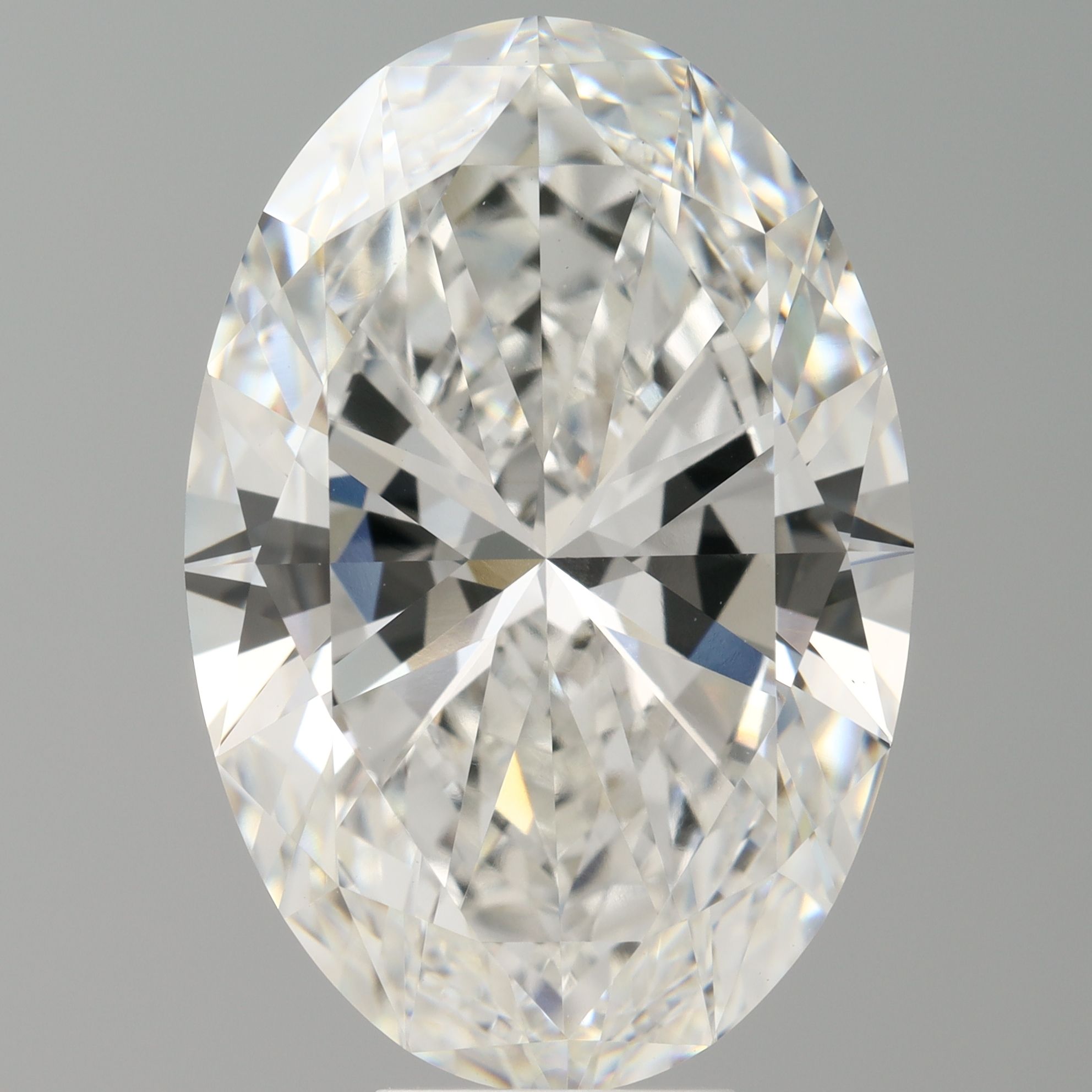 9.02 ct. oval Lab Grown Diamond front image
