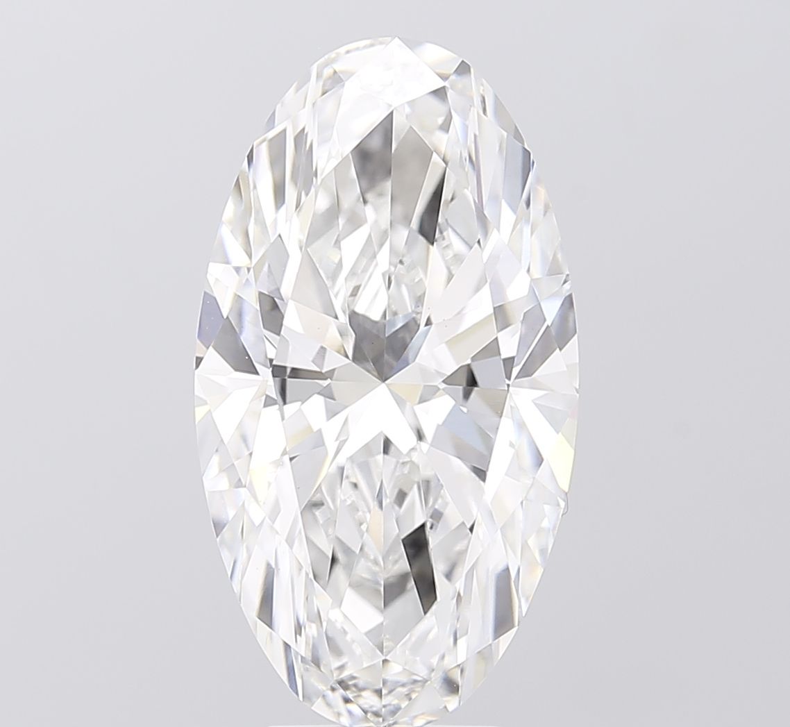 6.04 ct. oval Lab Grown Diamond front image