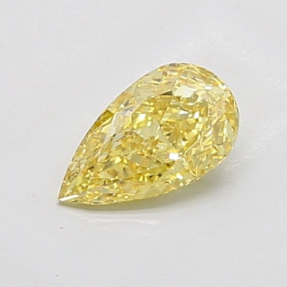 1.05 CT Fancy Vivid Yellow PEAR