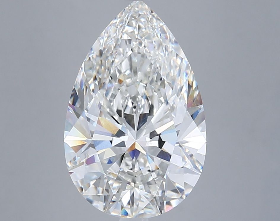 7.08 ct. pear Lab Grown Diamond front image