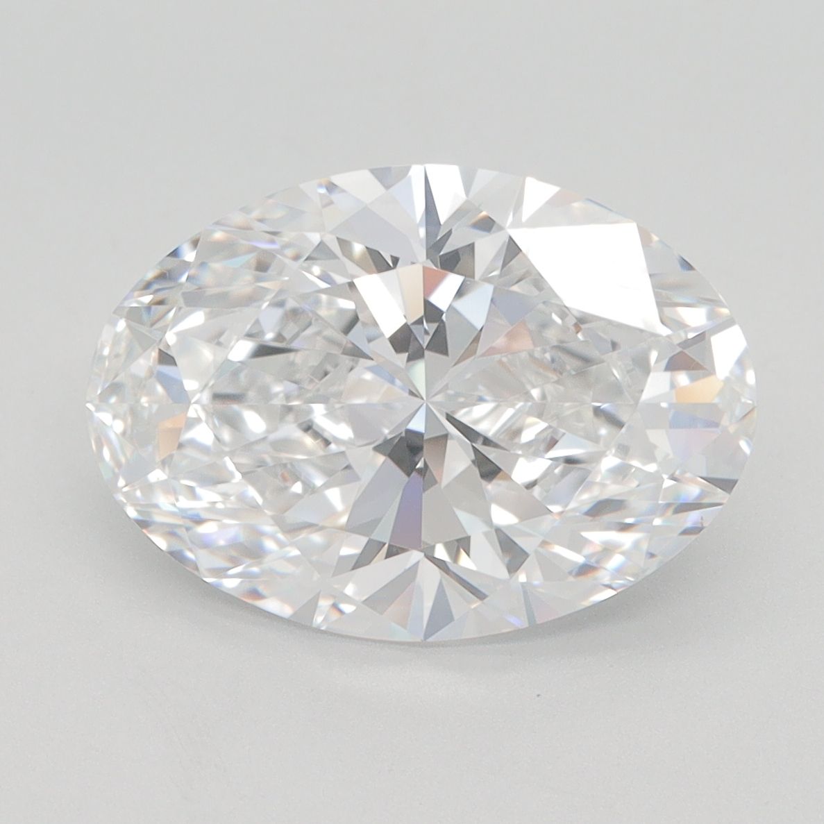 4.10 ct. oval Lab Grown Diamond front image