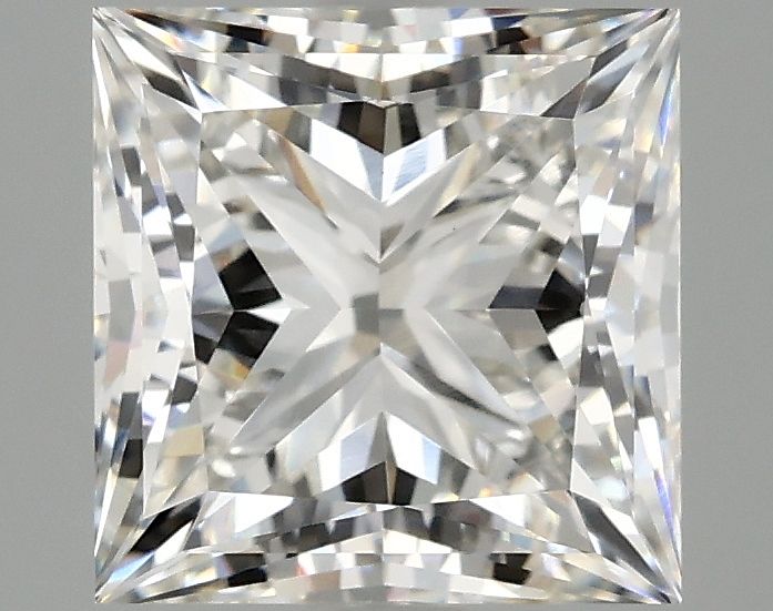 3.04 ct. princess Lab Grown Diamond front image